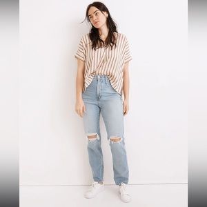 Madewell curvy perfect vintage straight jeans
